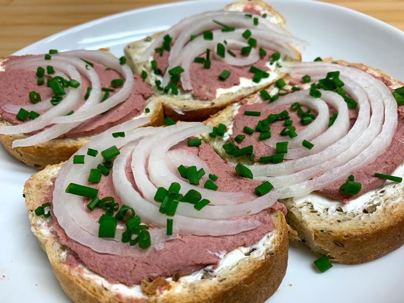 Liverwurst And Onion On Rye