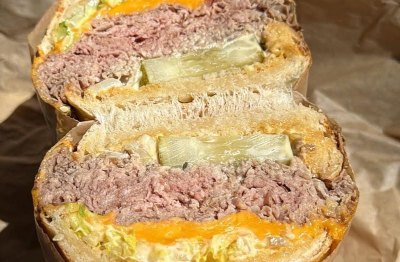 The Hidden California Deli Serving The State's Most Beloved Pastrami Sandwich - Decor Hint The Takeout-Only Model And The Rush Hours
