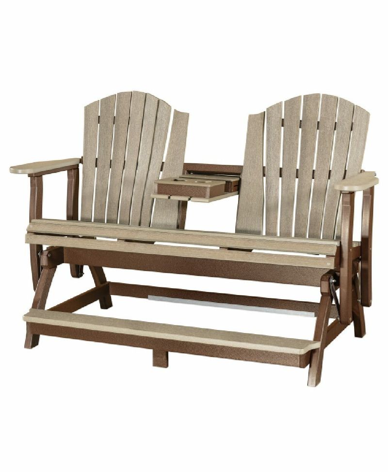 Double Rocking Bench in Pinehurst