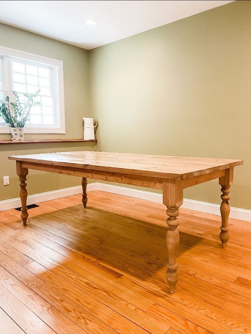 Farm Tables Across Michigan That Transform Kitchen Spaces - Decor Hint Rustic Pine Tables from Kalamazoo Woodworkers