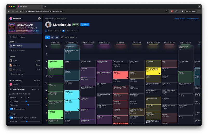 Plan Your Schedule In Advance