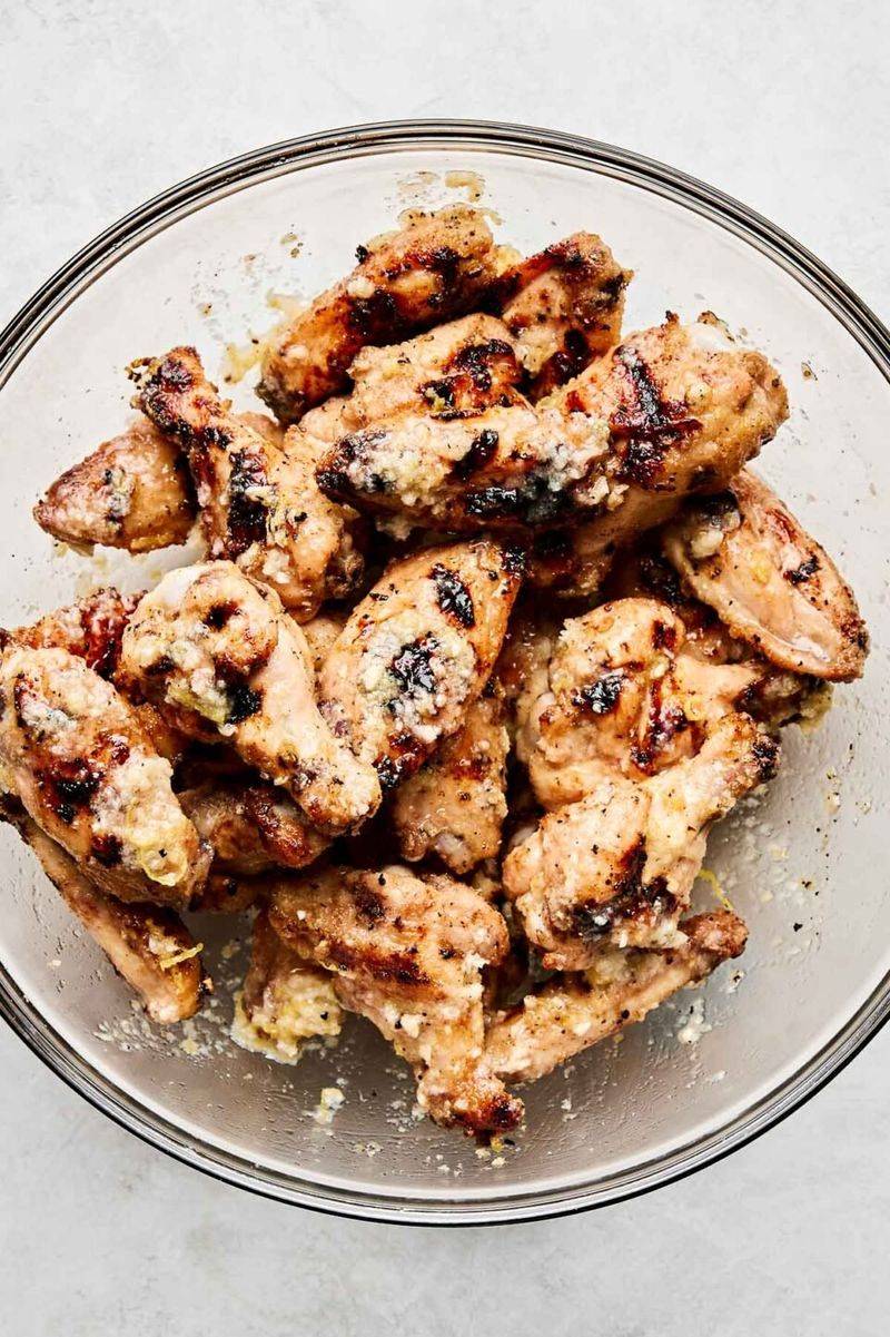 Air Fryer Cacio e Pepe Chicken Wings