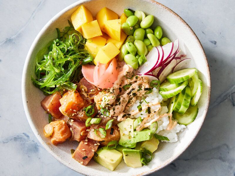 10 Foods New York Perfected And 10 California Redefined - Decor Hint Poke Bowl (California-Style)