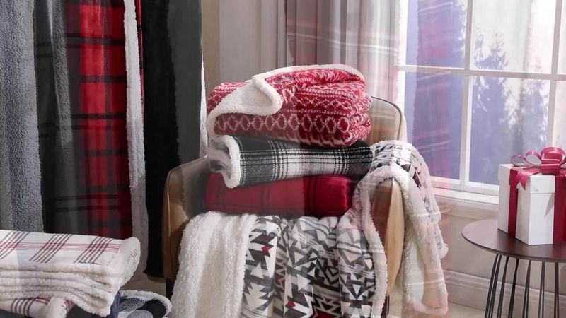 Flannel Throw Blankets Draped Everywhere