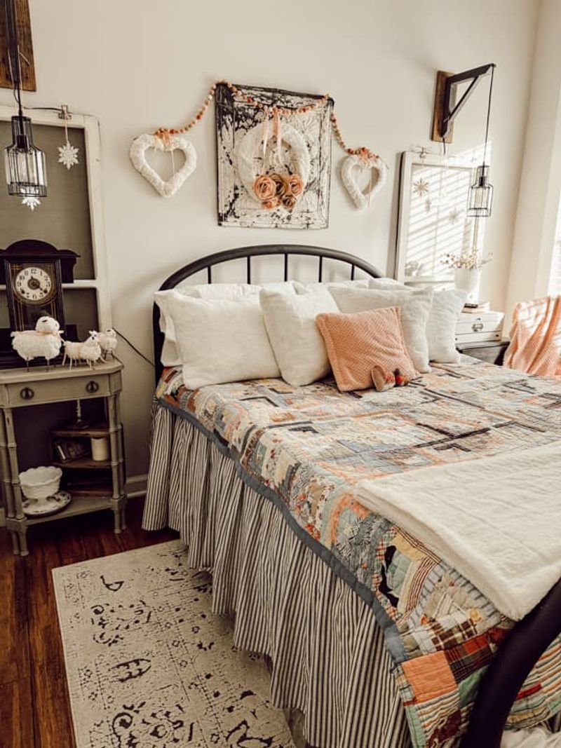 Antique Indiana Quilt & Textile Pieces