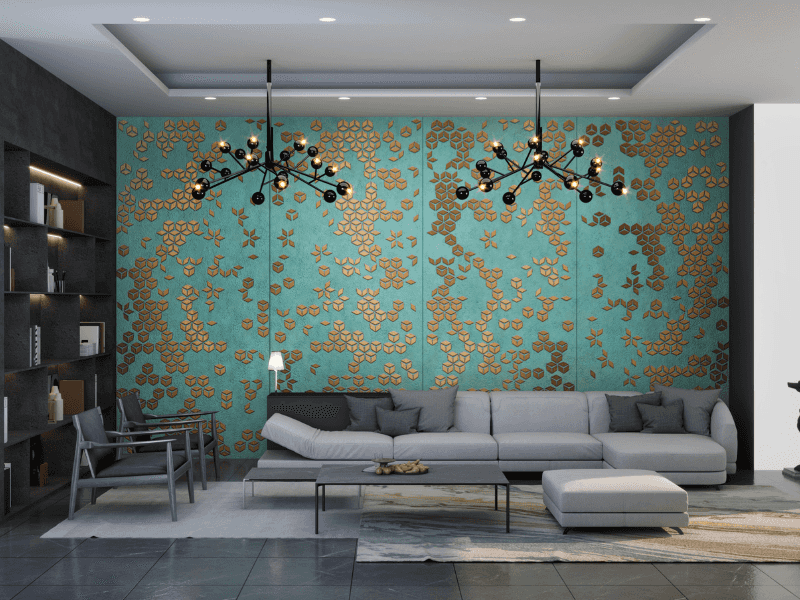 California Designers Say These 2010s Living Room Trends Need To Go - Decor Hint Metallic Accent Walls