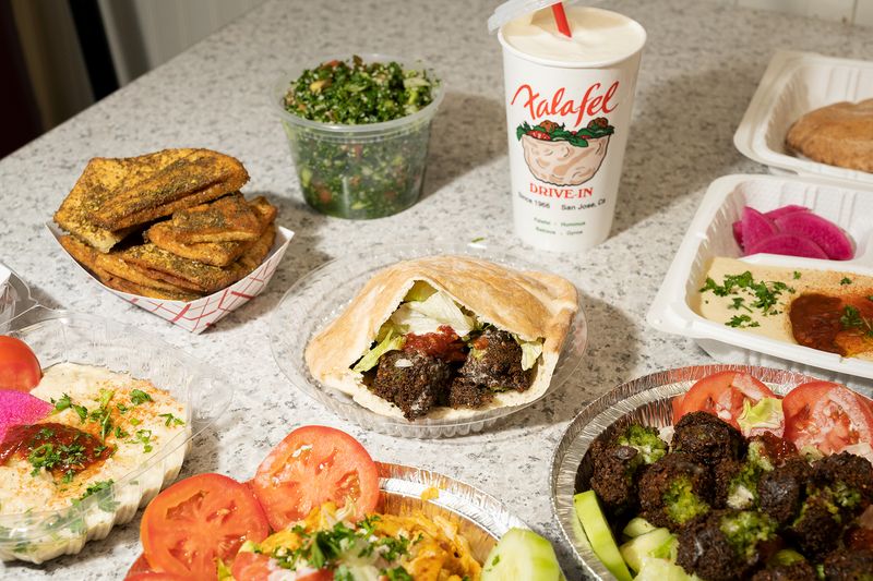 12 California Time-Capsule Restaurants Straight Out Of The '60s - Decor Hint Falafel's Drive-In - San Jose