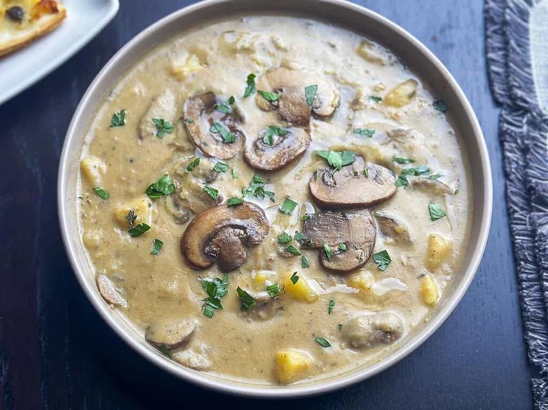 Creamy Mushroom And Potato Stew