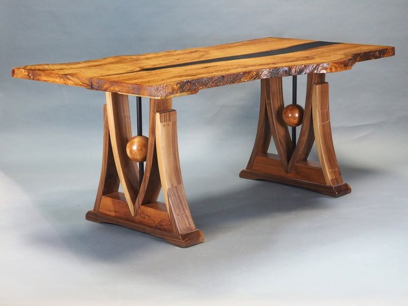 10 Oregon Willamette Valley Farm Tables That Make The Kitchen The Party - Decor Hint Trestle Base Gathering Spot