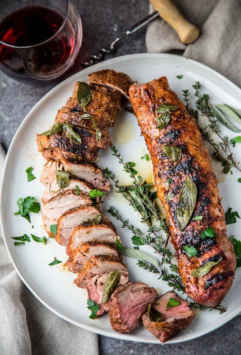 10 Massachusetts Classics Pork Tenderloin Done Old-School - Decor Hint Sage and Butter Basted Tenderloin