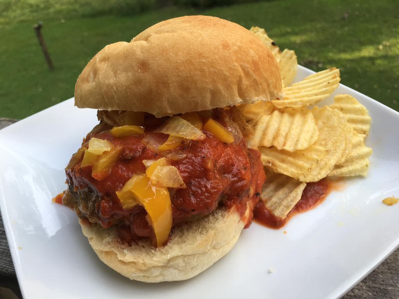 Hot Dago (Aka Hot Italian) - St. Paul Sausage Patty Sandwich