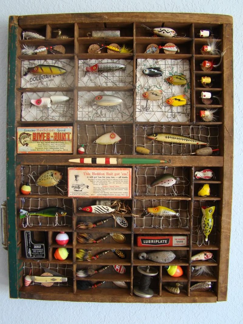Vintage Fishing Gear Displays