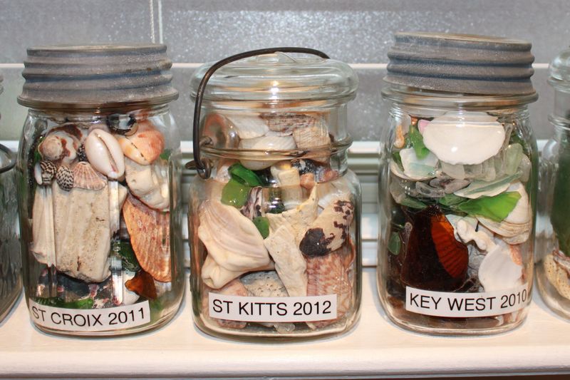 Mason Jar Beach Memories