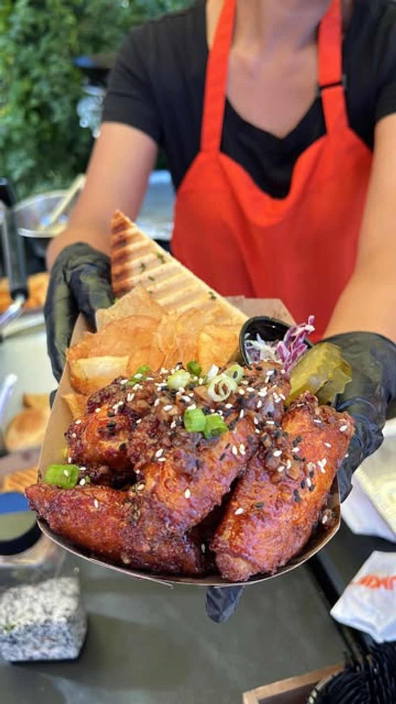Blackberry Lavender Fried Chicken
