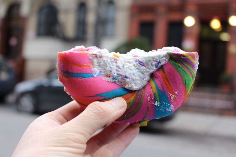 New York City's Most Iconic Foods - And Where Locals Still Get Them - Decor Hint Rainbow Bagels