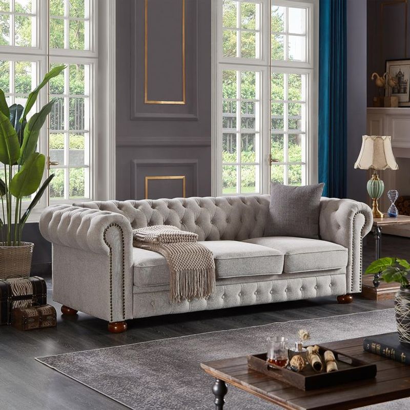 Tufted Chesterfield Couches