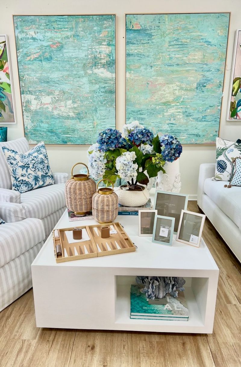 Florida Living Rooms Saying Goodbye To These Once-Popular Trends - Decor Hint Seashell Collections Everywhere