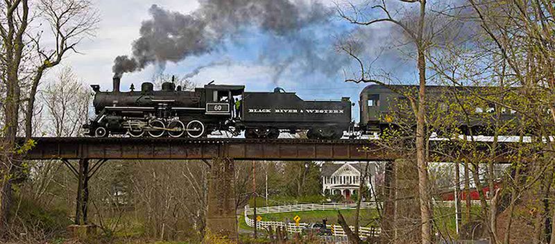 Ride The Rails: New Jersey's Best Weekend Train Journeys - Decor Hint Black River & Western Railroad, Flemington