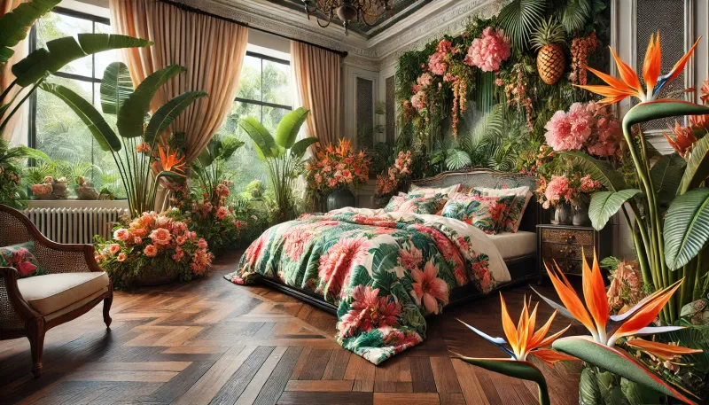 Master Bedroom Botanical Oasis in Boca Raton