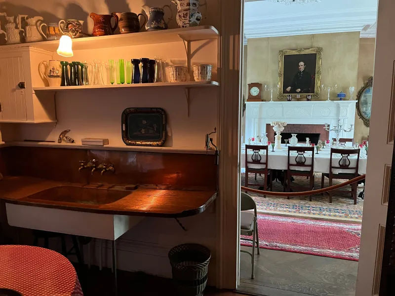 Inside The 45-Room Mansion In New York's Hudson Valley Once Owned By The Inventor Of Morse Code - Decor Hint Pantry, Kitchen & Staff Quarters