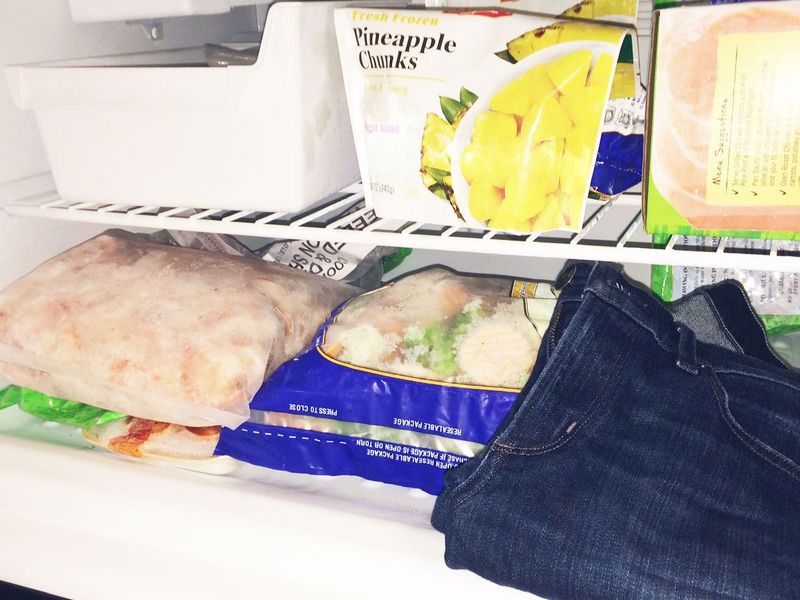 Freeze Jeans To Skip A Wash