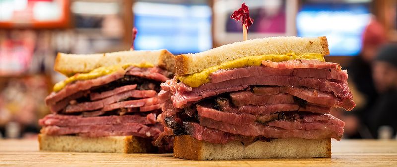 Historic New York City Dishes You Can Still Order Today - Decor Hint Pastrami on Rye at Katz's Delicatessen