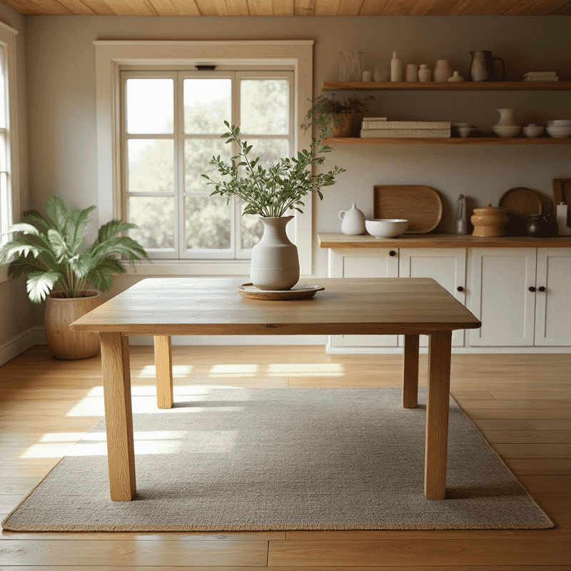 Farm Tables Across Michigan That Transform Kitchen Spaces - Decor Hint White Oak Farmhouse Classics from Ann Arbor Workshops