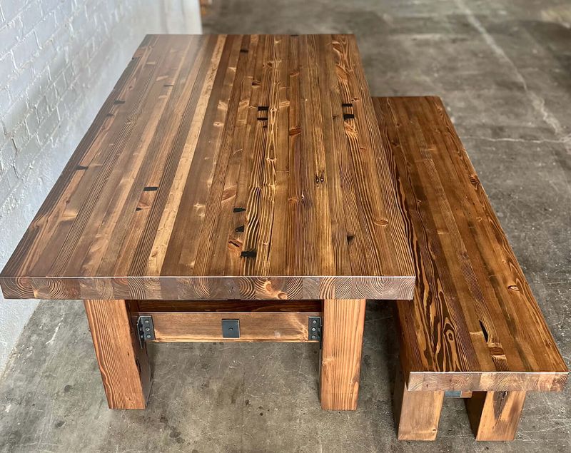 Farm Tables Across Michigan That Transform Kitchen Spaces - Decor Hint Reclaimed Barn Wood Beauties from West Michigan