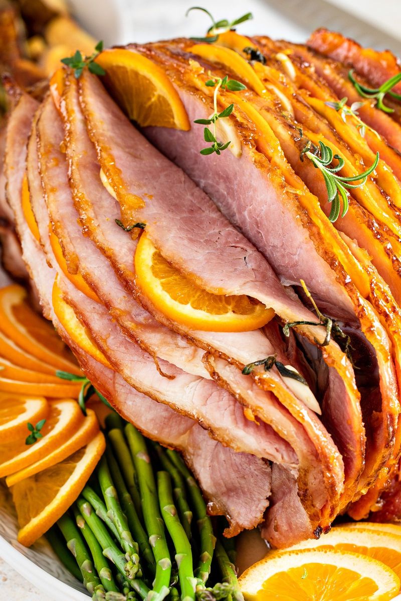 Orange Glazed Ham