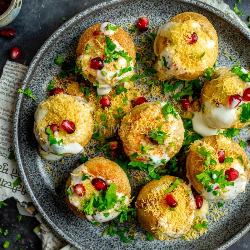 Colorful Chaat Corner For Flavor Explosions
