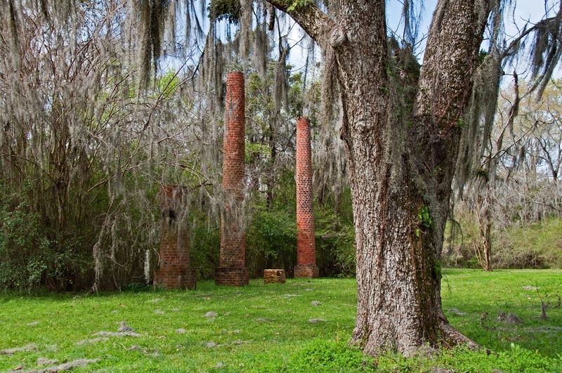 Crocheron Columns (Old Cahawba) - Near Orrville, Alabama