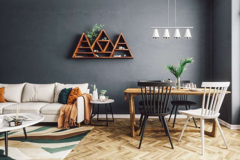 Accent Walls Painted in Bold Colors