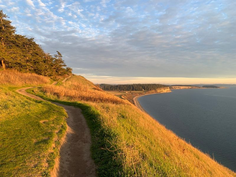 Must Try Beginner Trails In Washington For The Perfect Fall Getaway - Decor Hint Ebey's Landing Trail