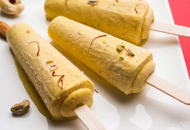 Creamy Kulfi Ice Cream In Traditional Flavors
