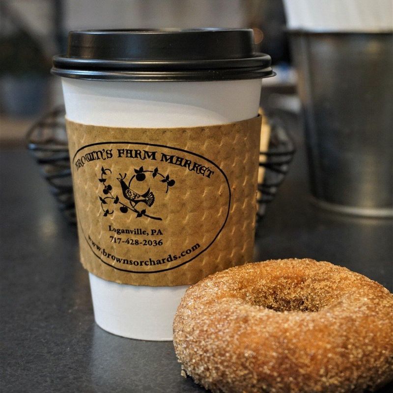 14 Pennsylvania Spots Serving Fresh, Warm, And Perfect Cider Donuts - Decor Hint Brown’s Orchards & Farm Market, Loganville