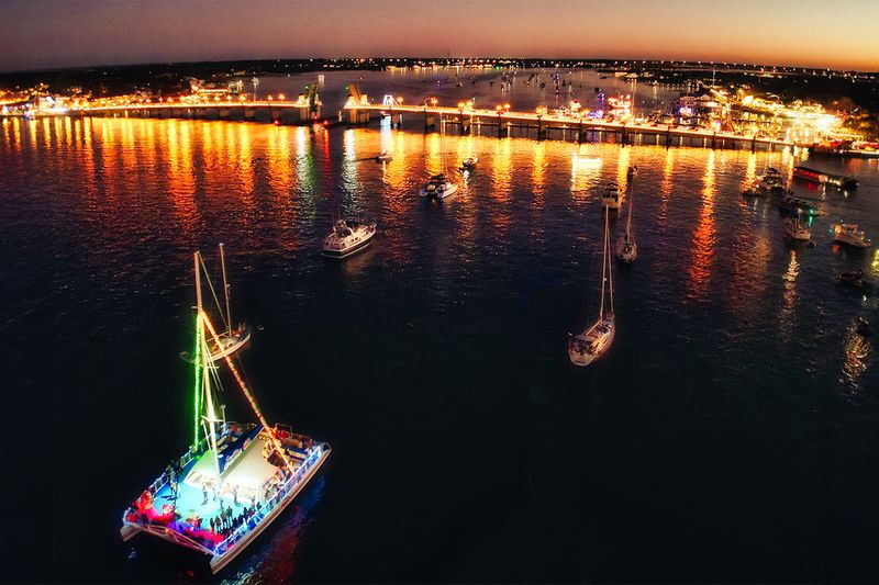 St. Augustine's Nights of Lights Make This Coastal Florida Town A Must-Visit Before Christmas - Decor Hint Boat Tours Provide Stunning Water Views of the Display