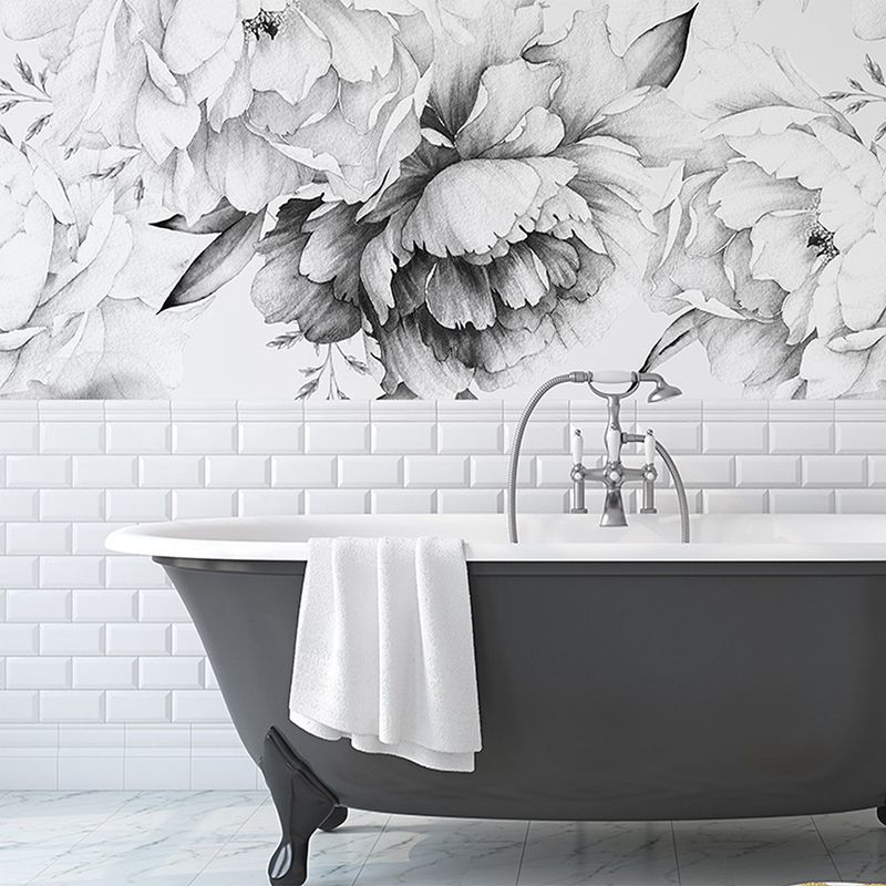 New Mexico Homeowners Who Learned The Hard Way Which Bathroom Trends Fail - Decor Hint Statement Wallpaper