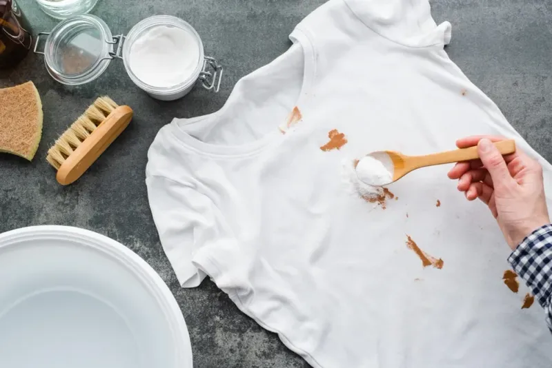 Treat BBQ Stains With Baking Soda