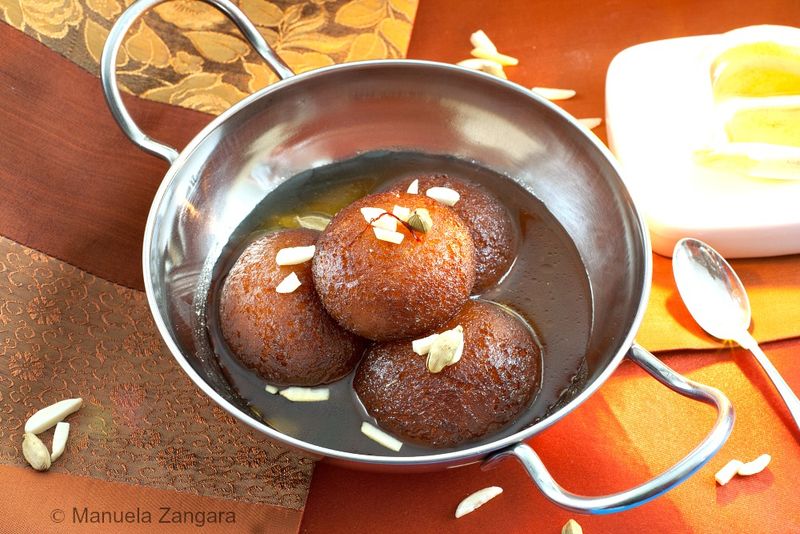 Sweet Gulab Jamun Soaked In Rose Syrup