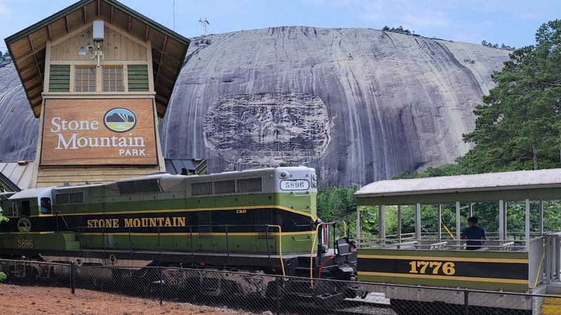 All Aboard! 12 Scenic Train Trips Across Georgia Worth Taking - Decor Hint Stone Mountain Scenic Railroad, Stone Mountain