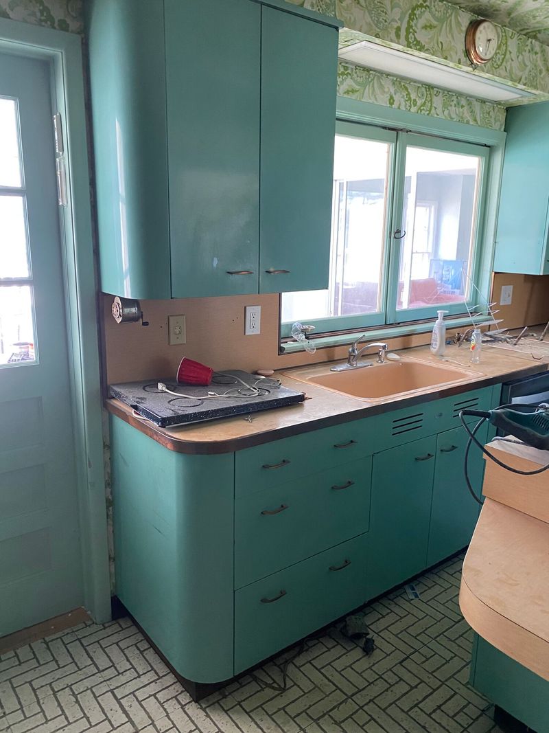 Two-Tone Painted Cabinets