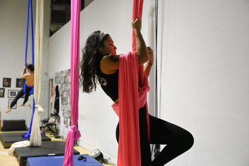 Things To Do In NYC With Teens Who've Seen It All - Decor Hint Learn Aerial Silks at a Circus Arts Studio