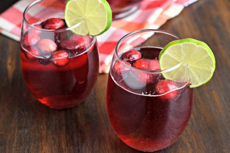 Cranberry Ginger Spooky Punch