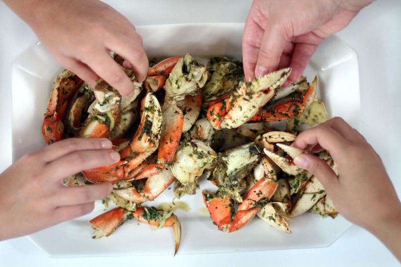 Pit-Roasted Whole Dungeness Crab