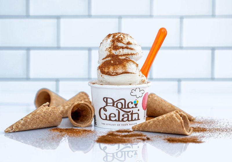 Dolci Gelati's Shaw Pumpkin Pie Gelato
