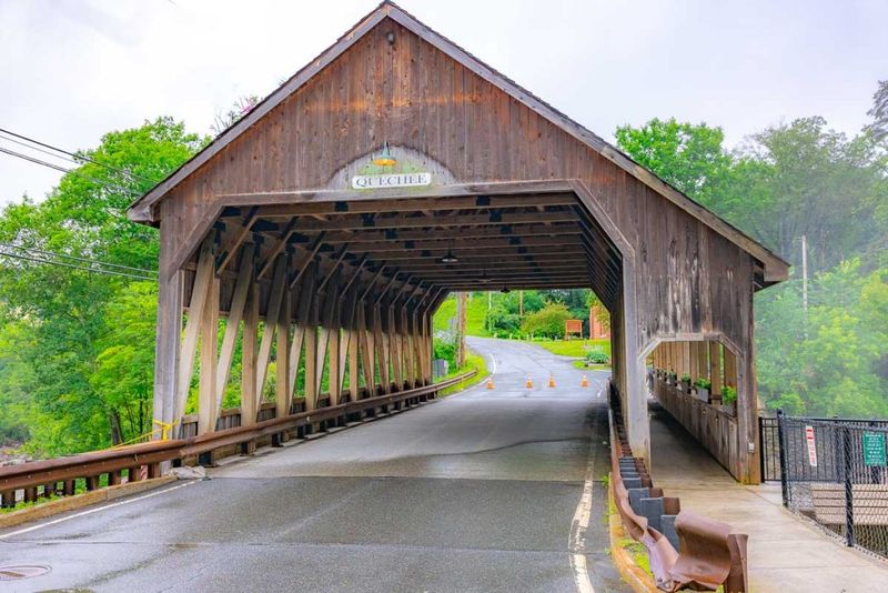 Brown Bridge: The Quintessential New England Scene