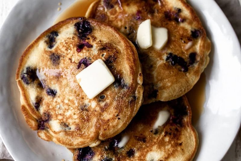 Peg's Place Blueberry Cornmeal Cakes