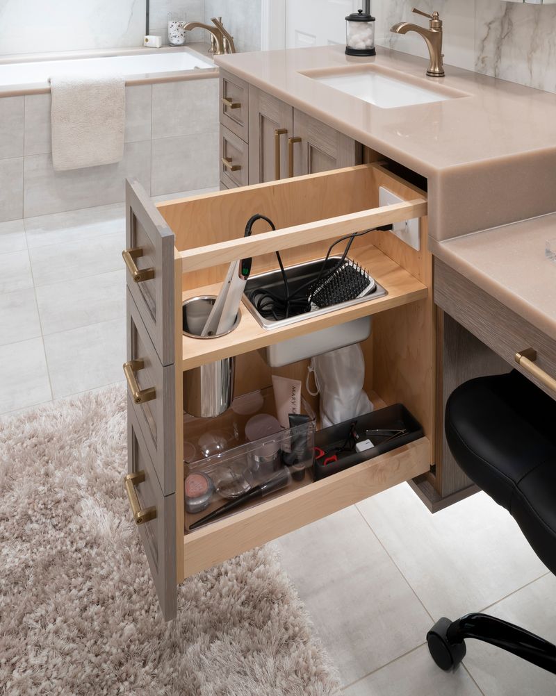 Arizona Experts Say These 10 Bathroom Storage Habits Are A No-Go - Decor Hint Storing Electronics Or Hair Tools Near The Sink