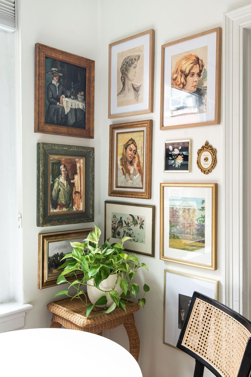 Gallery Walls with Tiny Frames