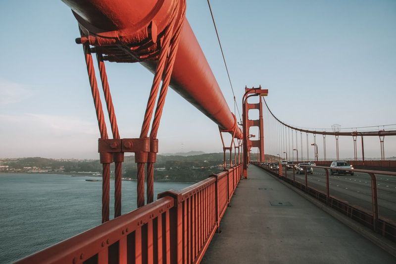 Walk Across The Golden Gate Bridge In San Francisco